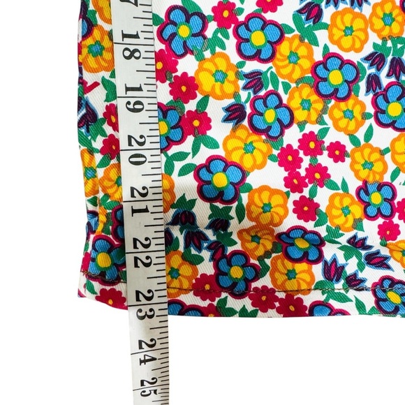 Marni high waisted Multicolour Cropped denim Floral Trousers EUC - Picture 13 of 16